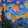 Starry Night Cats Paint By Number