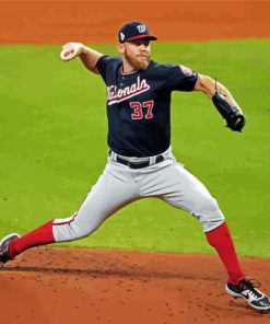 Stephen Strasburg Paint By Numbers