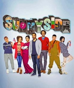 Sunnyside Characters Poster Paint By Number