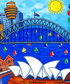 Sydney Harbour Art Paint By Number