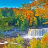 Tahquamenon Michigan Waterfall Paint By Numbers