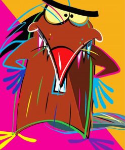 The Angry Beavers Daggett Paint By Numbers