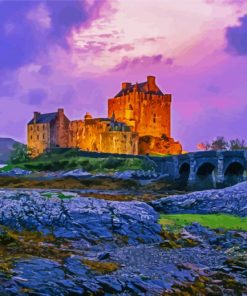 The Eilean Donan Castle United kingdom Paint By Numbers