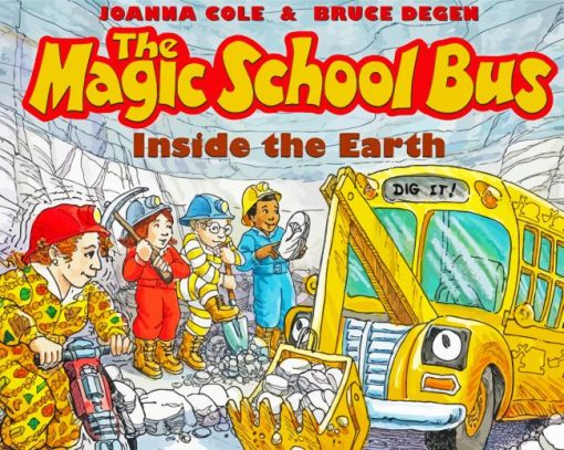 The Magic School Bus Poster Paint By Number