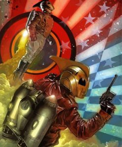 The Rocketeer Science Fiction Movie Paint By Numbers