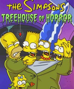 The Simpsons Treehouse Of Horror Paint By Number