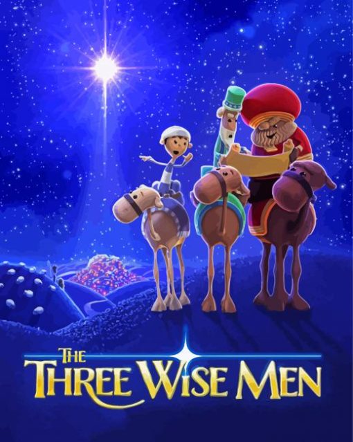 The Three Wise Men Poster Paint By Numbers