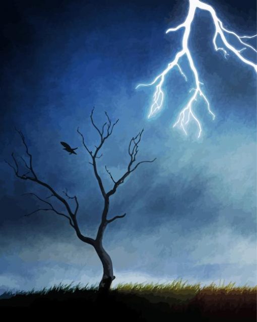 Thunder Tree Art Paint By Number