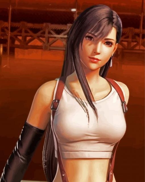 Tifa Lockhart Paint By Numbers