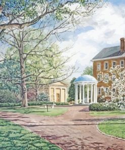 UNC Chapel Hill Art Paint By Number