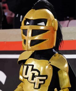 Ucf Knights Mascot Paint By Numbers