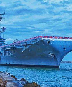 Uss Lexington Paint By Number