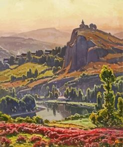 Vallee De L Aveyron By William Didier Pouget Paint By Numbers