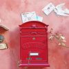 Vintage Red Post Box Paint By Number