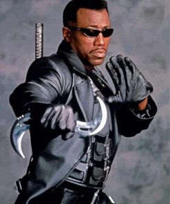 Wesley Snipes In Blade Movie Paint By Numbers