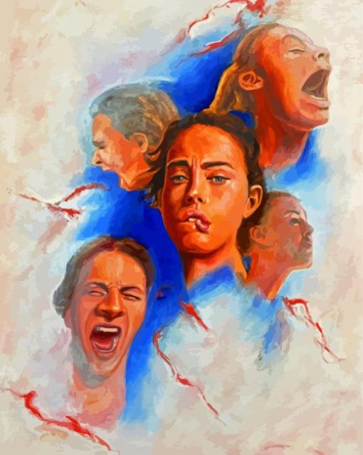 Women Screaming Paint By Numbers