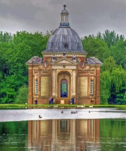 Wrest Park Pavilion Reflection Paint By Numbers