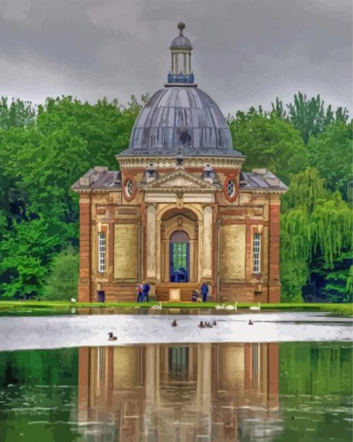 Wrest Park Pavilion Reflection Paint By Numbers