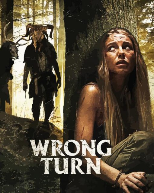 Wrong Turn Movie Poster Paint By Number