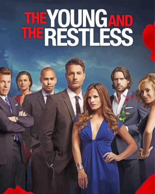 The Young And The Restless Serie Poster Paint By Numbers