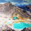 Abstract Tongariro National Park Paint By Numbers