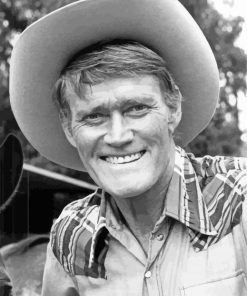 Actor Chuck Connors Paint By Numbers