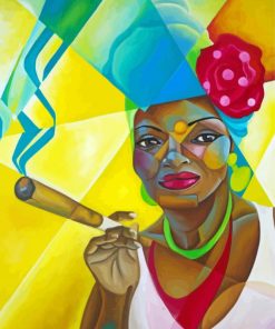 Aesthetic Cuban Woman Paint By Numbers