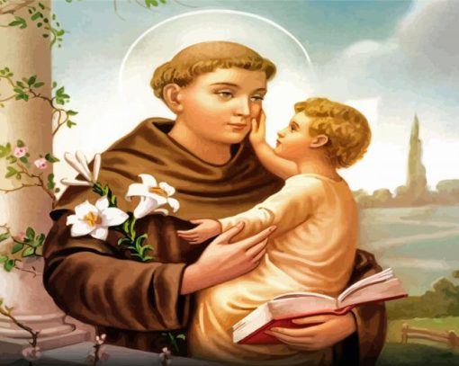 Aesthetic Anthony Of Padua Paint By Numbers