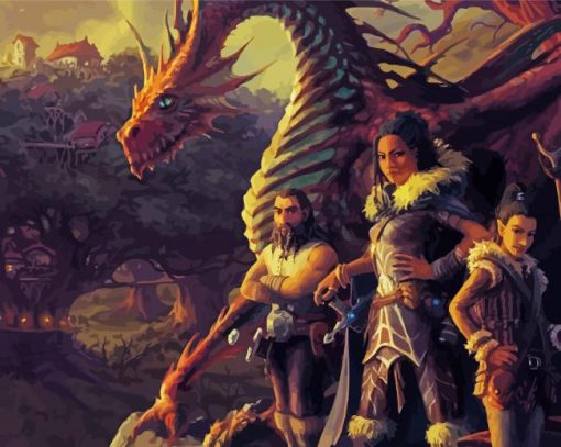 Aesthetic Dragonlance Paint By Number