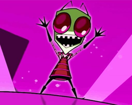 Aesthetic Invader Zim Paint By Numbers