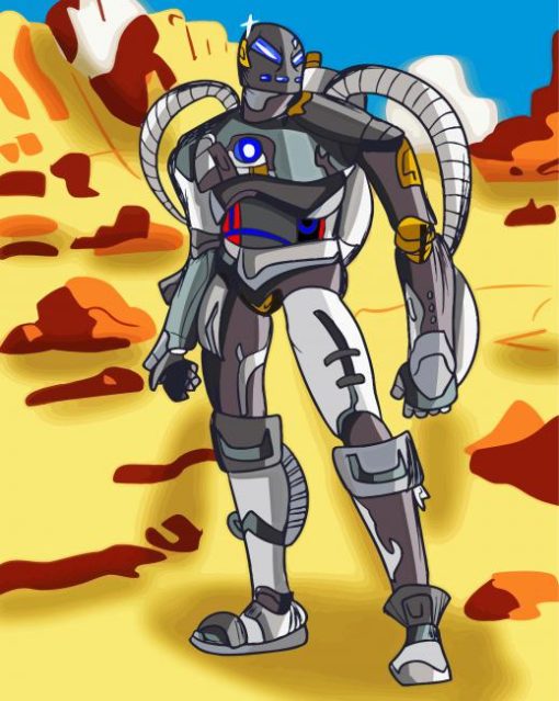 Aesthetic Iron Man Mark 1 Paint By Number