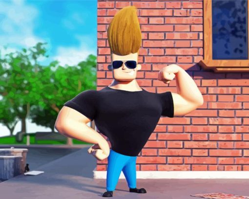 Aesthetic Johnny Bravo Paint By Numbers