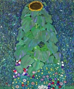 Aesthetic Klimt Sunflower Paint By Numbers