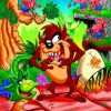 Aesthetic Tasmanian Devil Cartoon Paint By Numbers