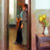 Aesthetic Woman In Doorway Art Paint By Number