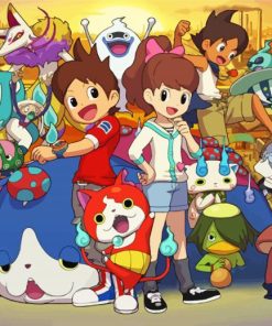 Aesthetic Yo Kai Watch Paint By Numbers