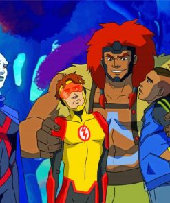 Aesthetic Young Justice Paint By Numbers