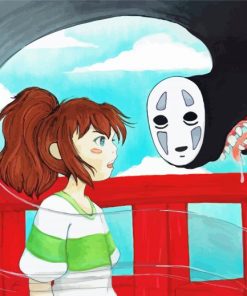 Aesthetic Chihiro And No Face Paint By Numbers