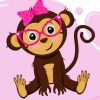 Aesthetic Cute Monkey Girl Paint By Number