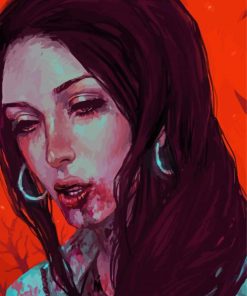 Aesthetic Jennifers Body Illustration Paint By Numbers