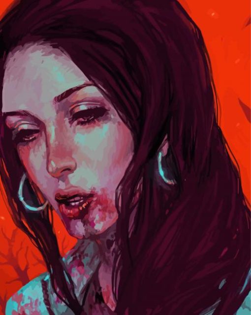 Aesthetic Jennifers Body Illustration Paint By Numbers