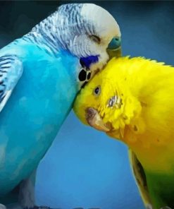 Aesthetic Parakeets Paint By Number