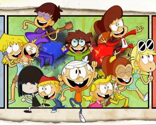 Aesthetic The Loud House Characters Paint By Number