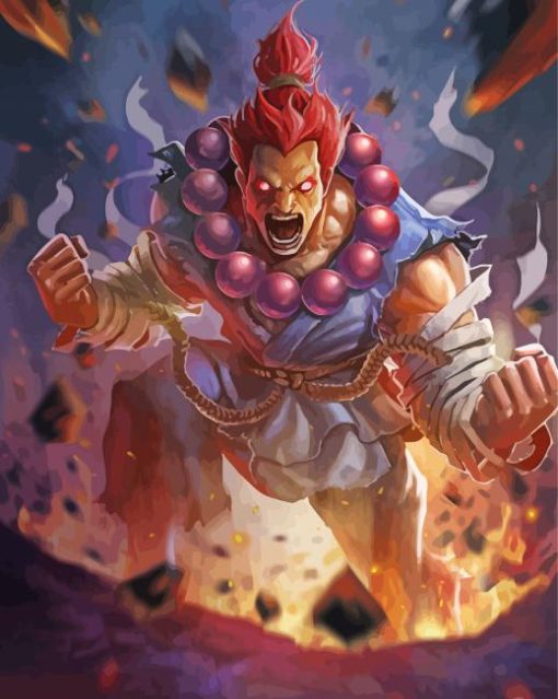 Akuma Character Paint By Numbers