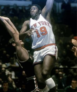 Basketball Player Willis Reed Paint By Numbers