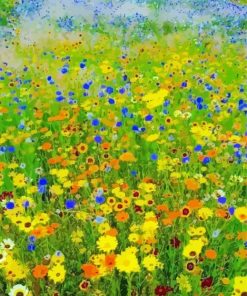 Beautiful Klimt Flower Garden Paint By Numbers