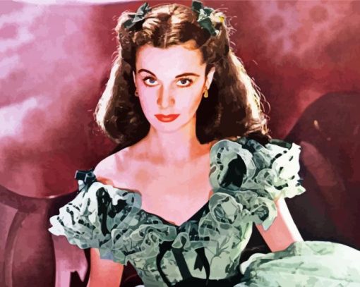 Beautiful Scarlett O Hara Paint By Number