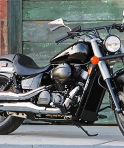 Black Honda Shadow Paint By Number