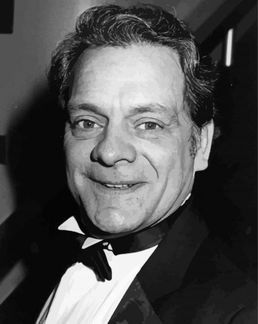 Black And White David Jason Paint By Number