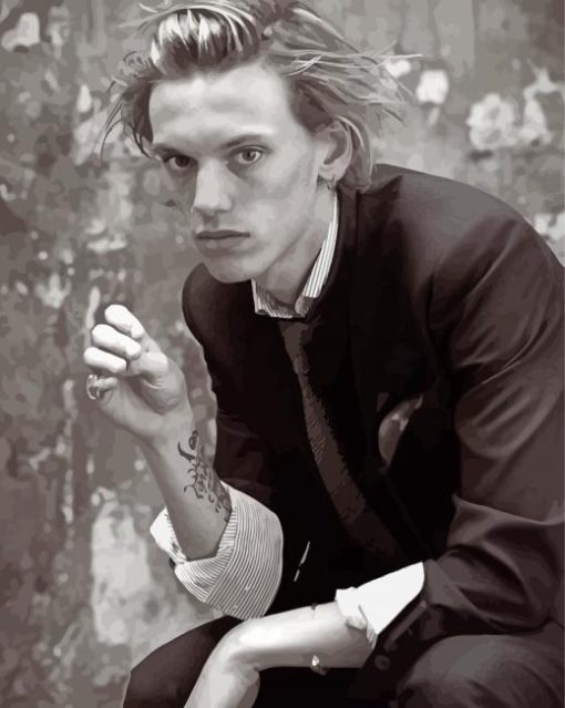 Black And White Jamie Bower Paint By Numbers